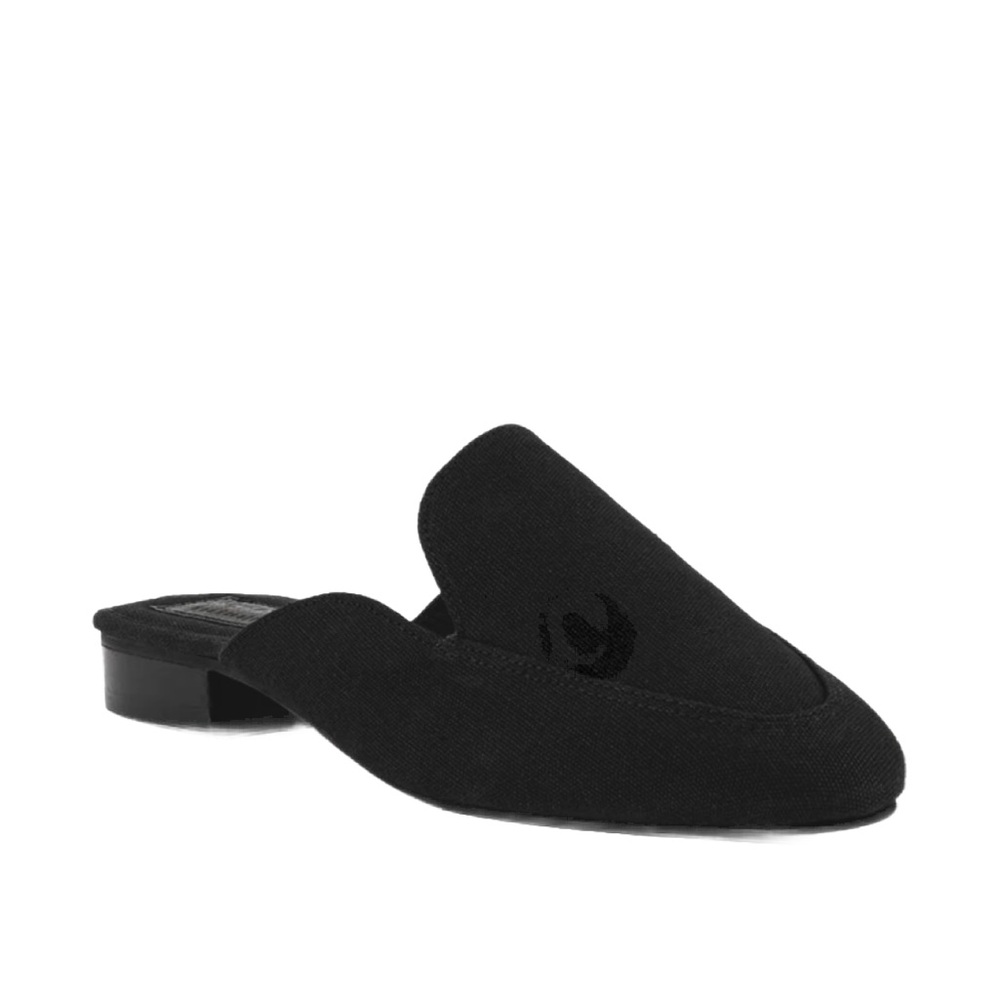 Rag & Co Calico Organic Canvas Mules Size 8